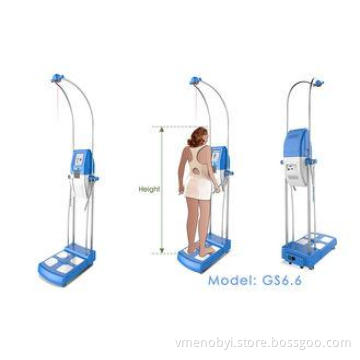 Multiple Language Body Composition Analyzer With STN LCD To